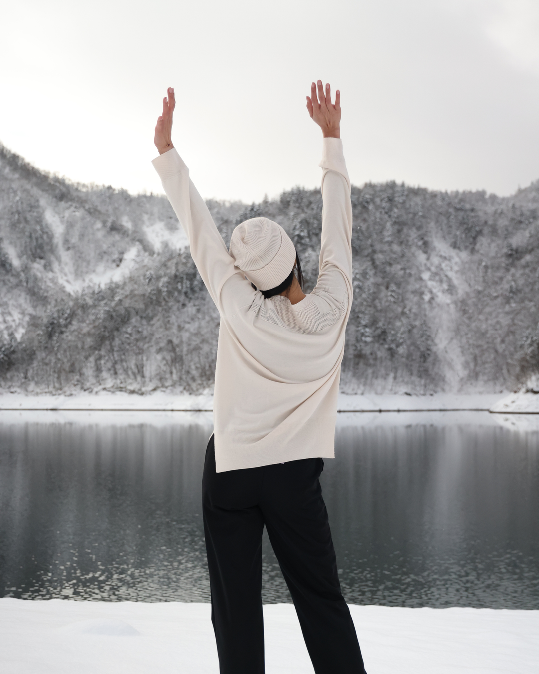 メリノウール100%セーター