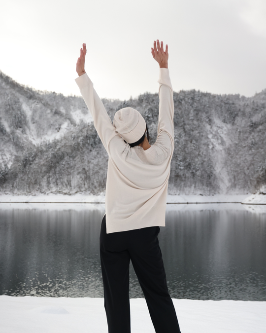 メリノウール100%セーター