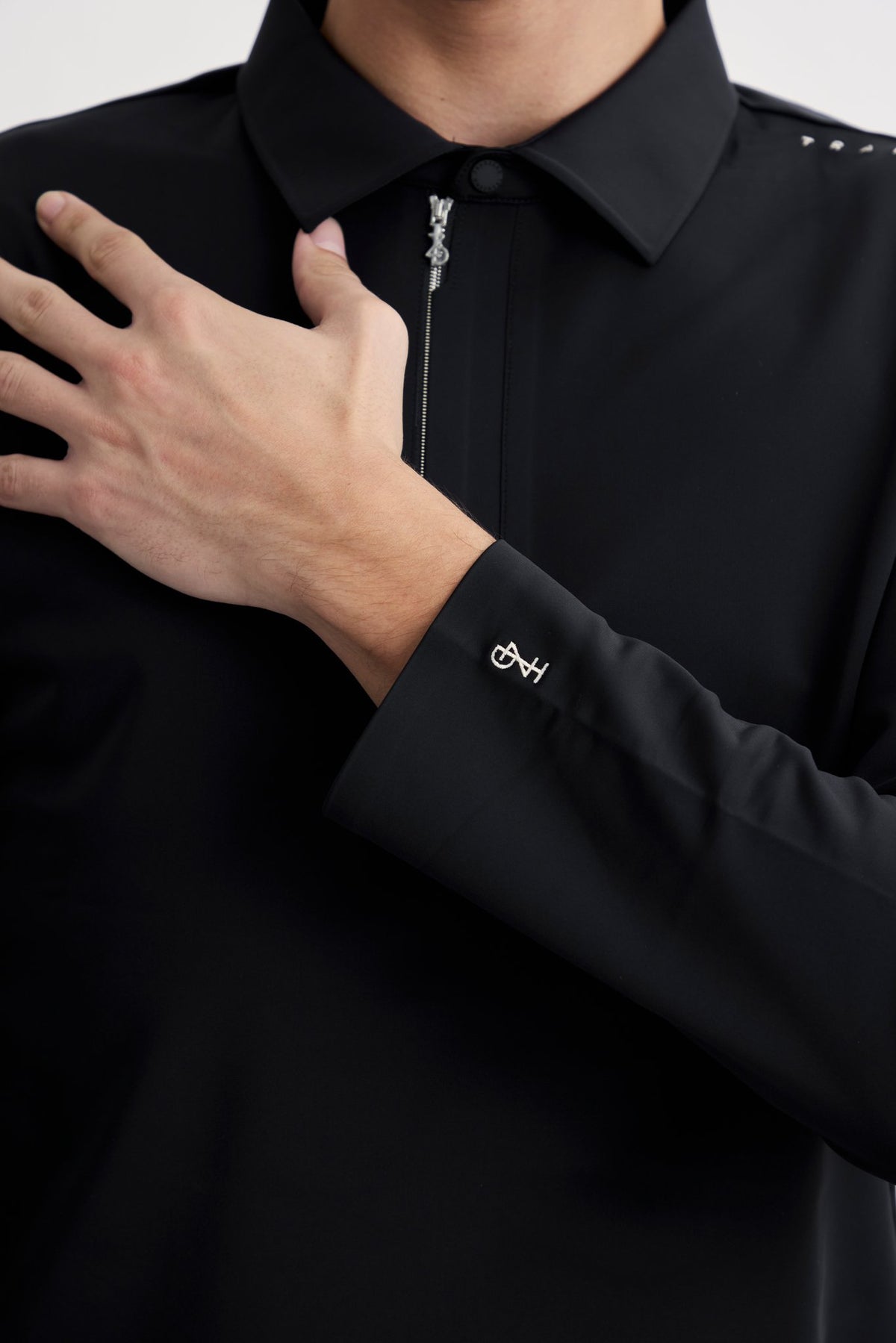 Drift Polo | Long Sleeves - Men - Black - Image 7