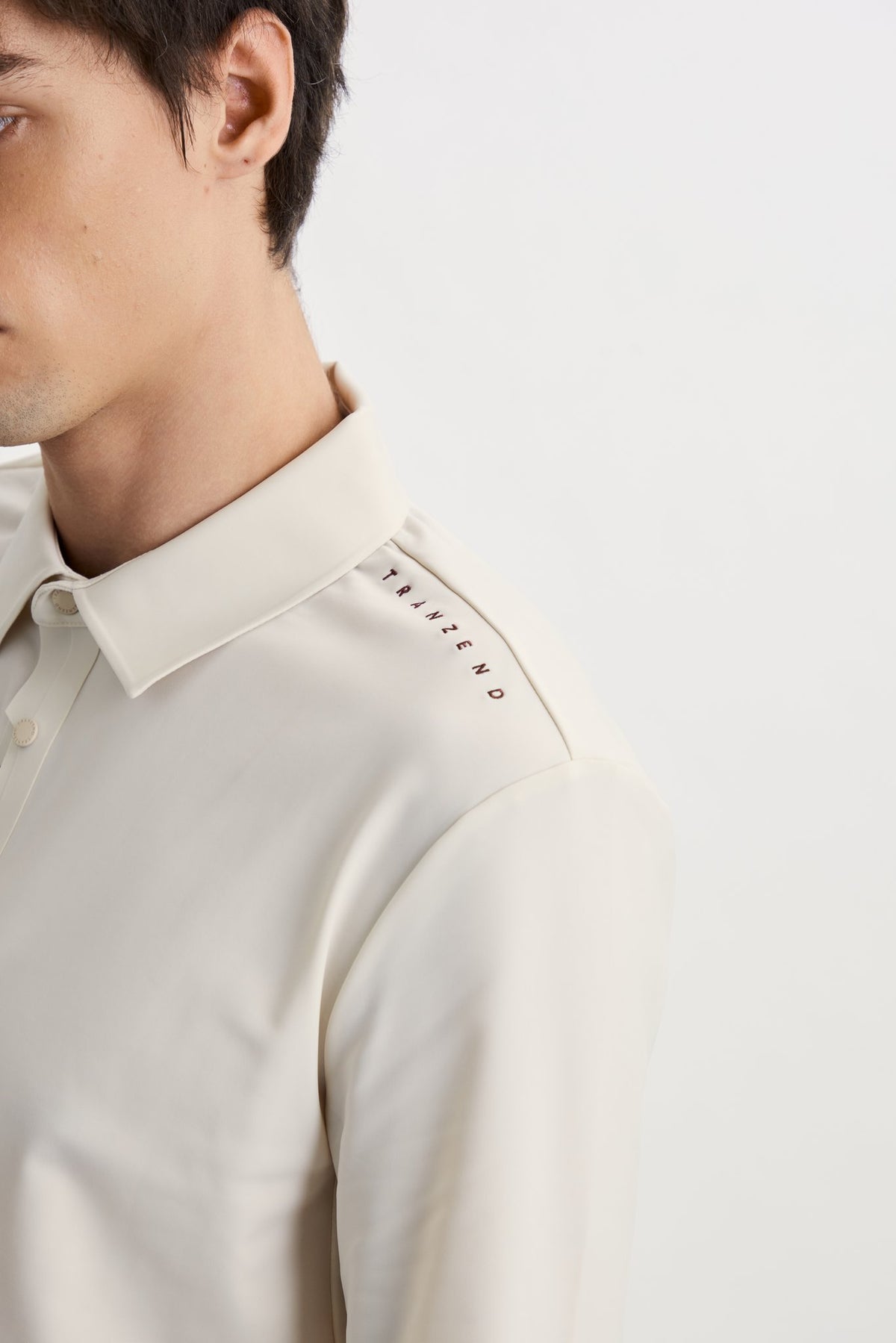 Infinite Glide Polo | Long Sleeves - Men - Beige - Image 7