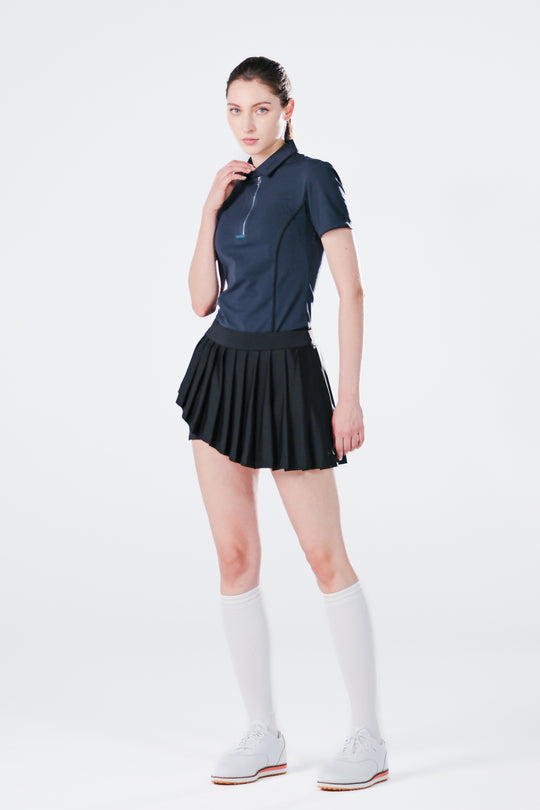 Drift Polo | Short Sleeves - Women - Navy - 首圖.jpg
