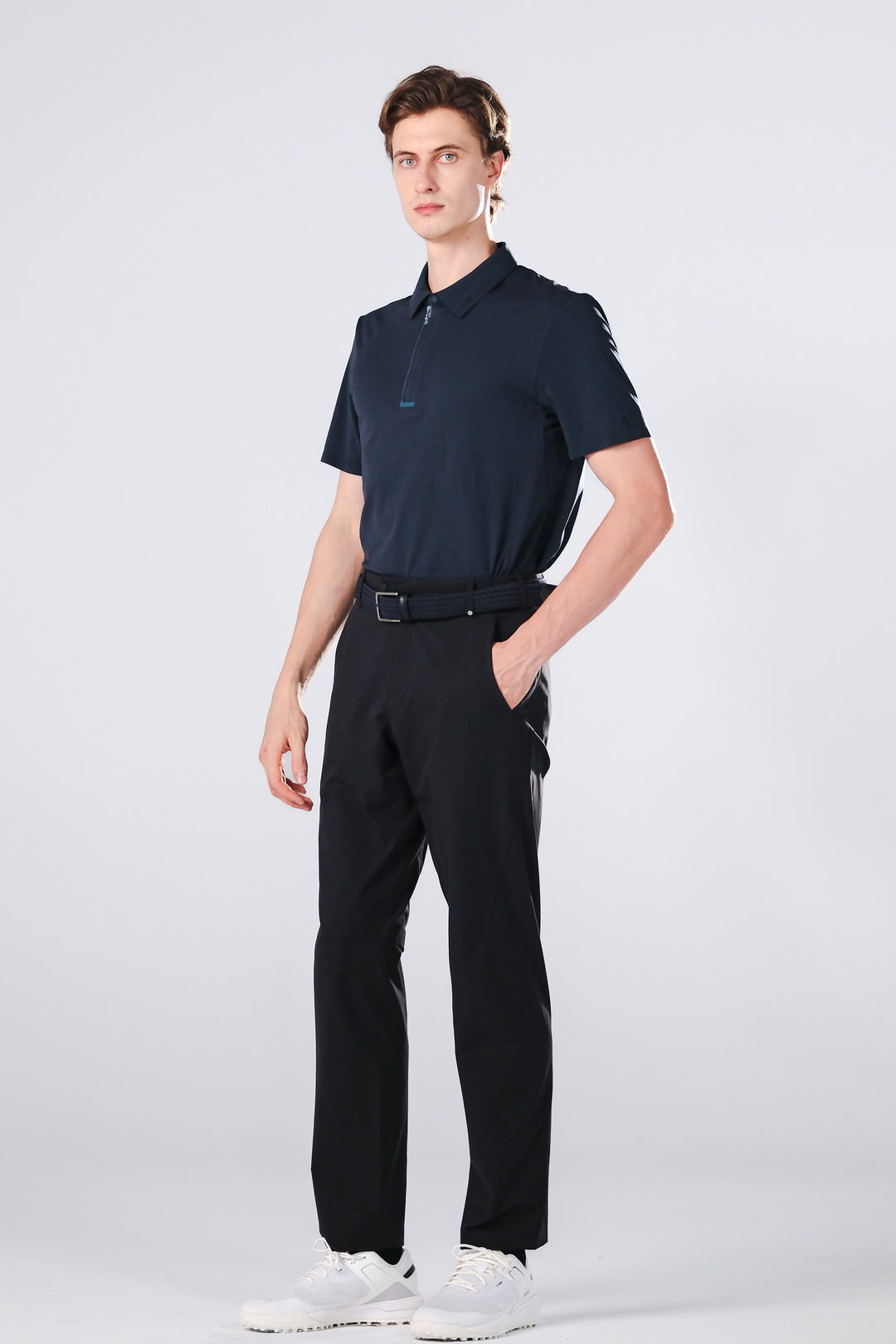Drift Polo | Short Sleeves - Men - Navy - 首圖.jpg