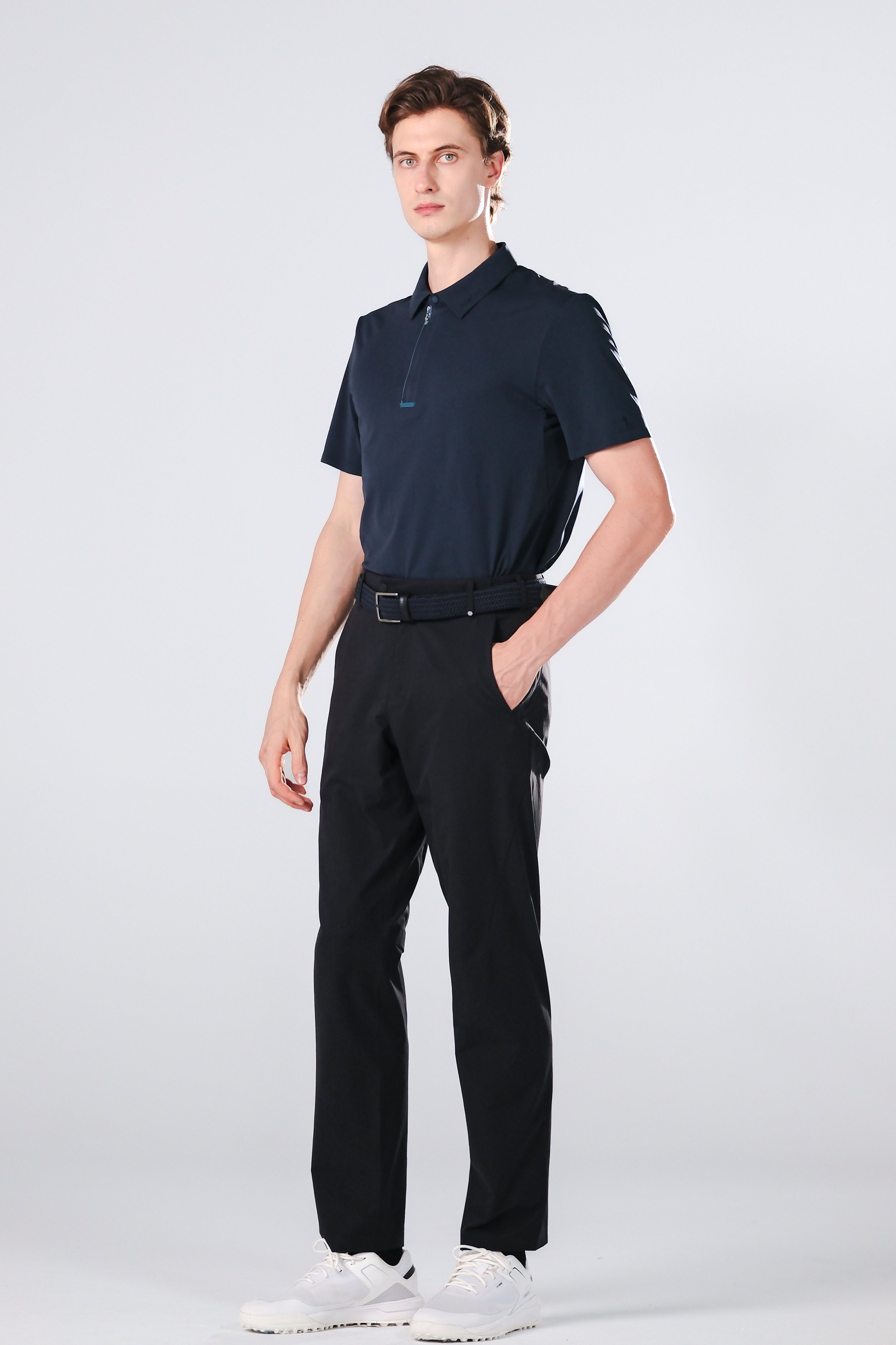 Drift Polo | Short Sleeves - Men - Navy - 首圖.jpg