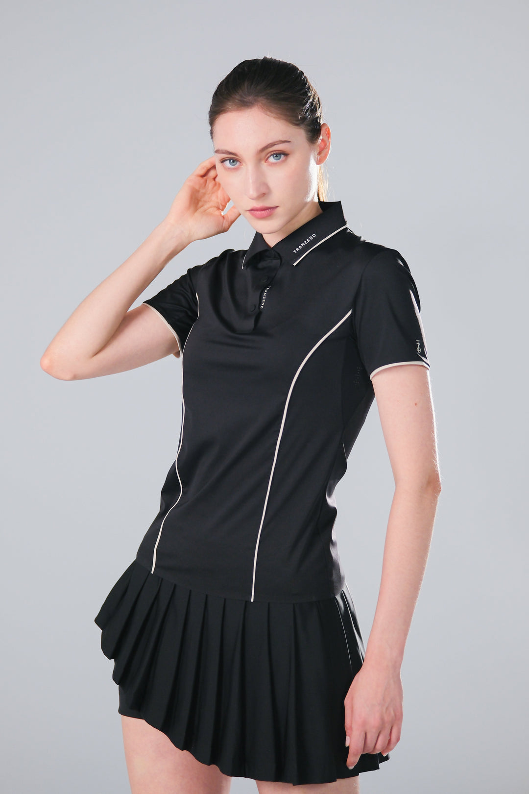 Ice Glaze Polo | Short Sleeves - Women - Variant Color Black - Cover.jpg