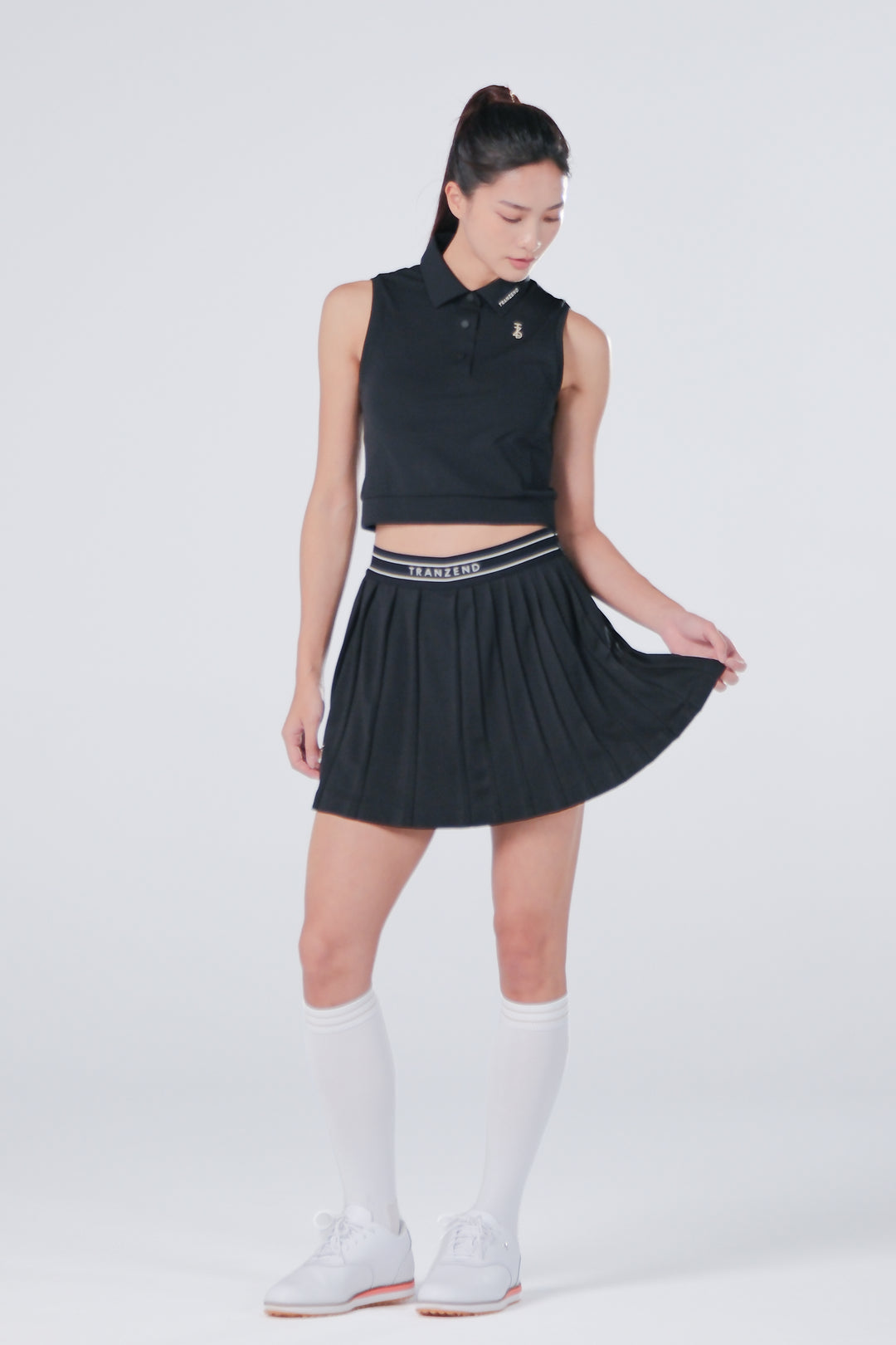 Drift Pleated Skirt - Women - Black - Cover.jpg