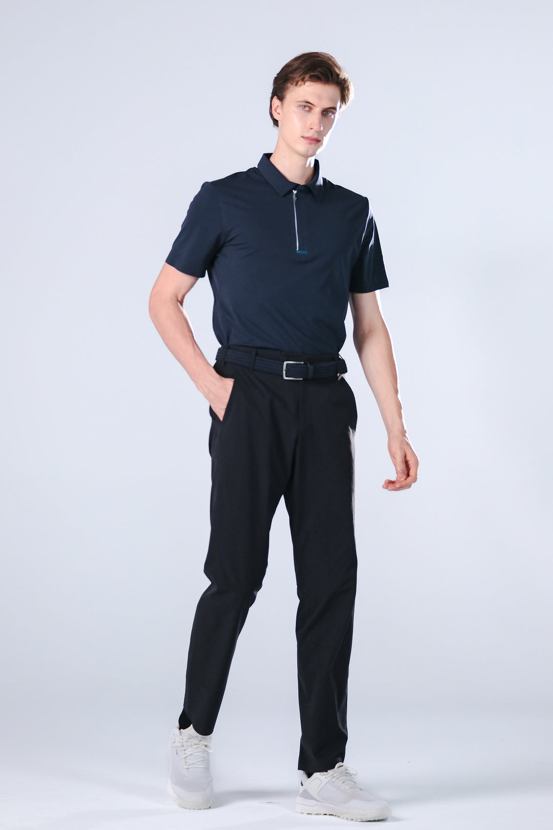 Drift Polo | Short Sleeves - Men - Navy - Cover.jpg