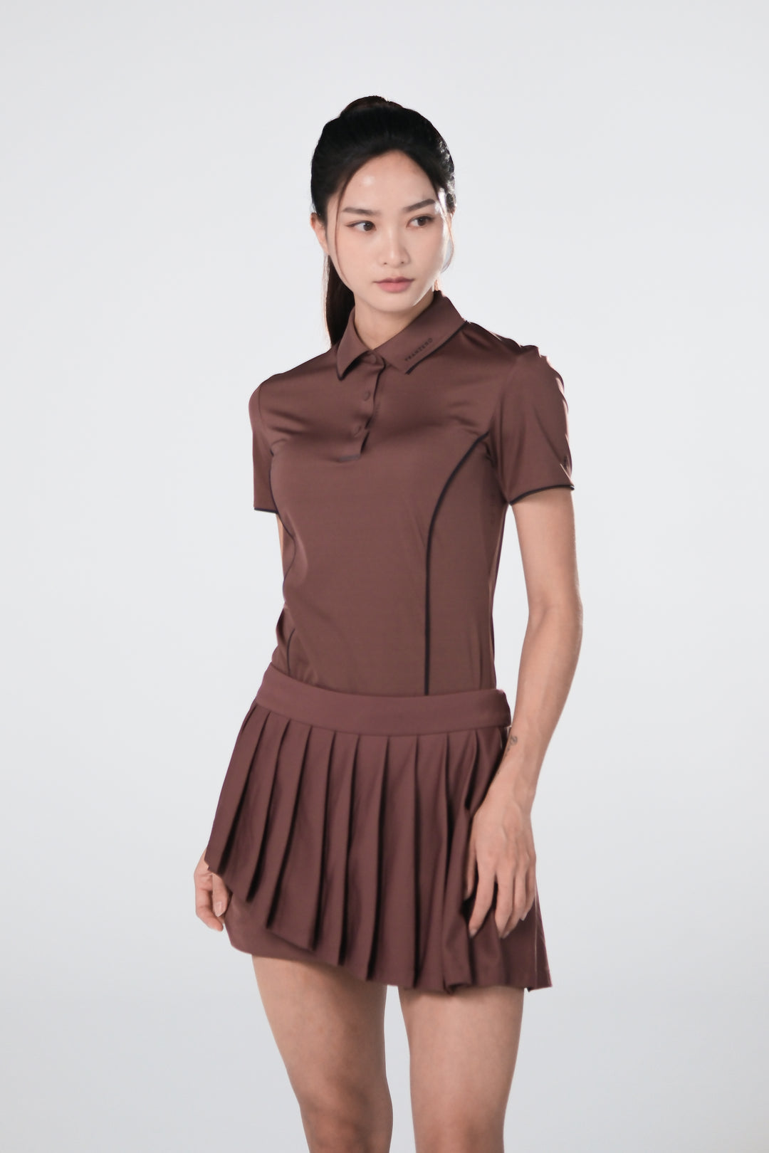 Ice Glaze Polo | Short Sleeves - Women - Brown - Cover 首圖.jpg