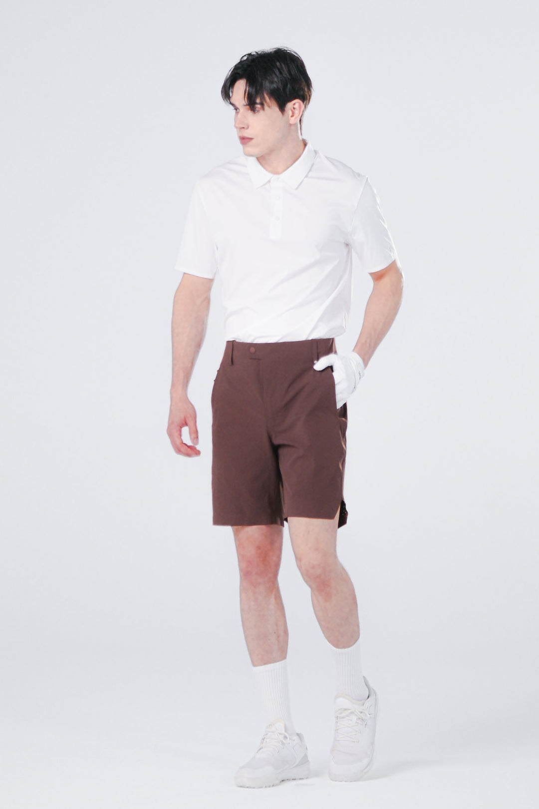 Infinite Motion Shorts - Men - White - Variant Color Brown - Cover.jpg