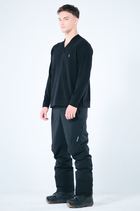 V-neck Wool Blend Sweater - Men