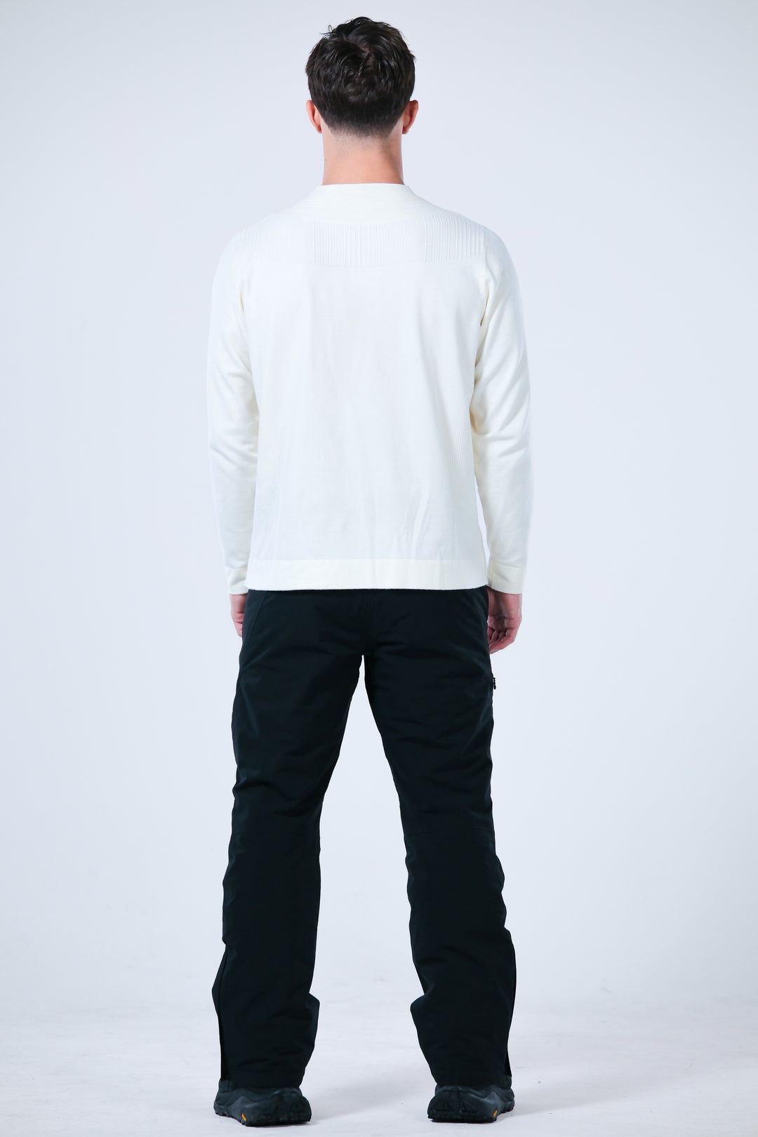 V-neck Wool Blend Sweater - Men