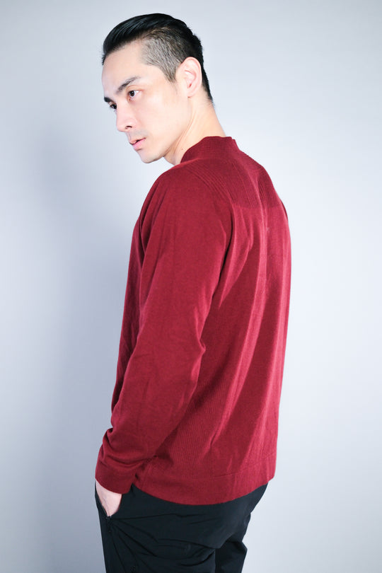 Vネック ウールブレンド セーター - メンズ