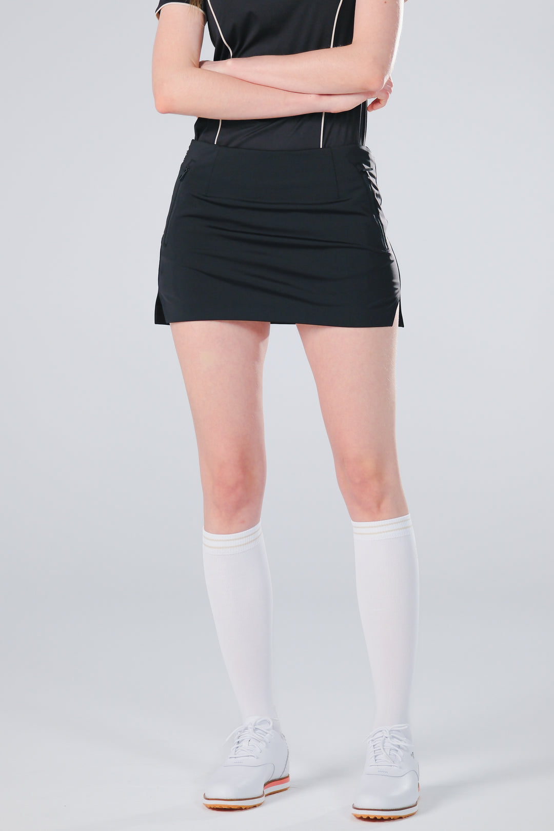 Ice Glaze Convertible Skirt - Women - Black - DSCF5846.jpg