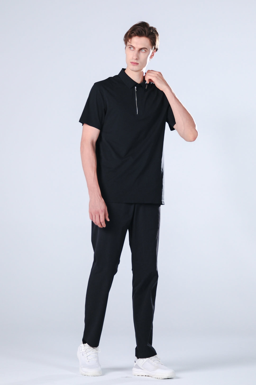 Drift Polo | Short Sleeves - Men - Black - DSCF5899.jpg