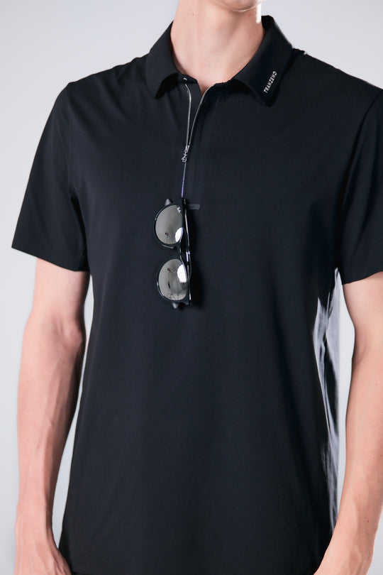 Drift Polo | Short Sleeves - Men - Black - DSCF5948.jpg
