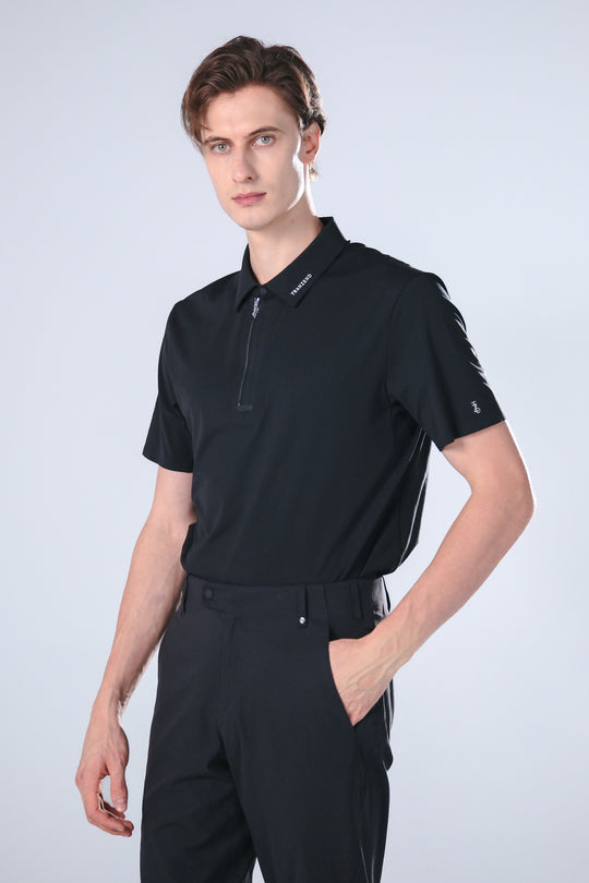 Drift Polo | Short Sleeves - Men - Black - DSCF5969.jpg