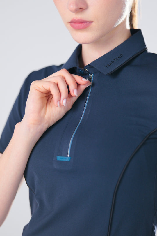Drift Polo | Short Sleeves - Women - Navy - DSCF6664.jpg