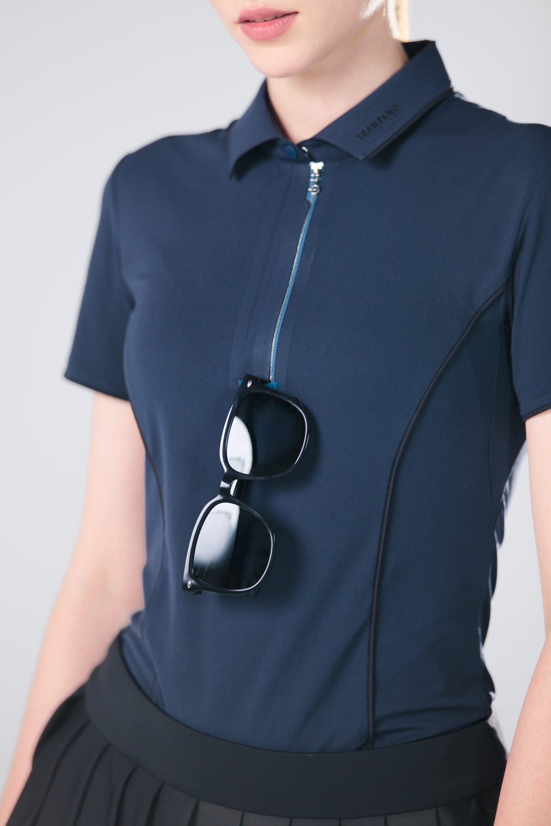 Drift Polo | Short Sleeves - Women - Navy - DSCF6698.jpg