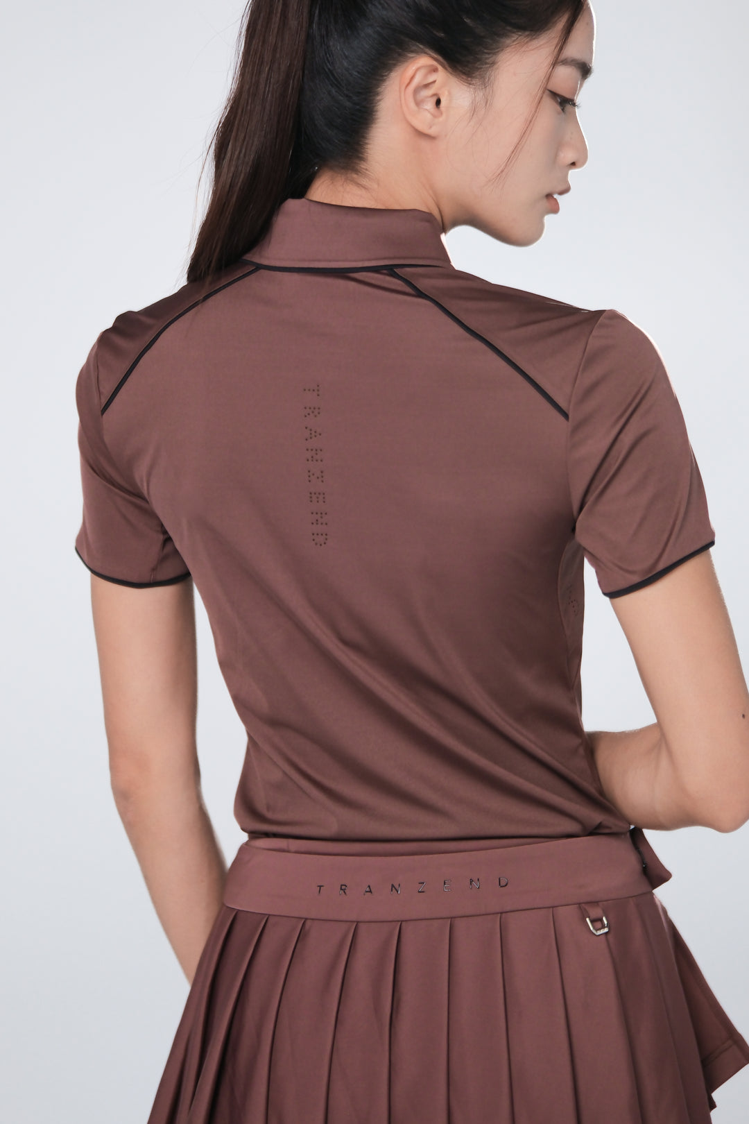 Ice Glaze Polo | Short Sleeves - Women - Brown - DSCF8365.jpg