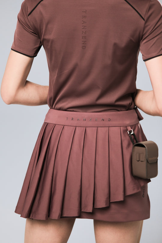 Ice Glaze Convertible Skirt - Women - Brown - DSCF8427.jpg