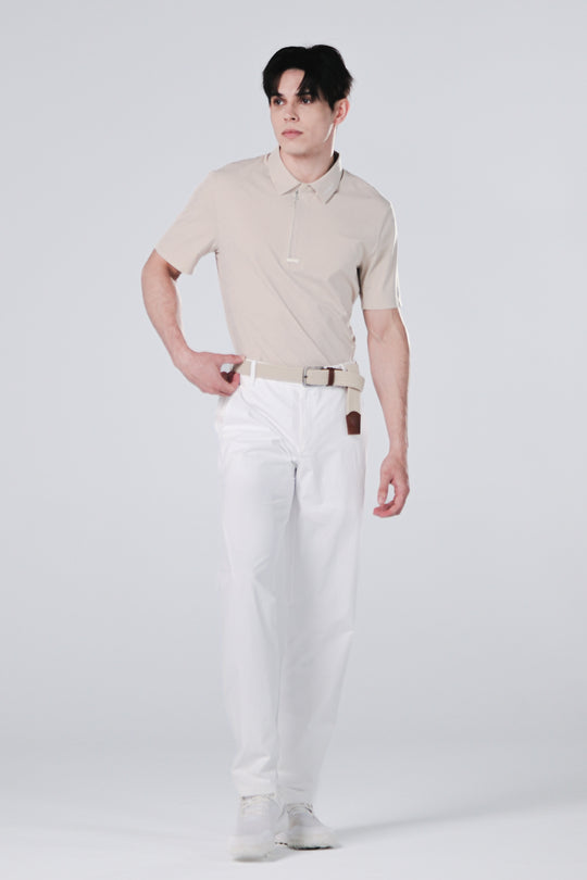 Drift Polo | Short Sleeves - Men - Beige - DSCF8552.jpg