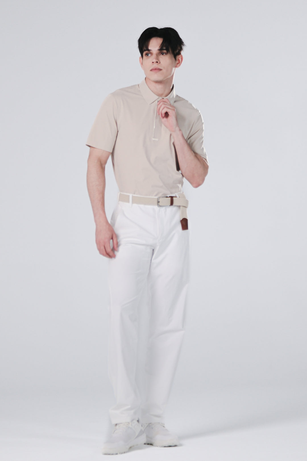 Drift Polo | Short Sleeves - Men - Beige - DSCF8556.jpg