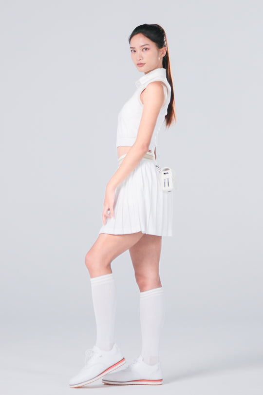 Sleeveless Cropped Polo - Women - White - DSCF9996.jpg