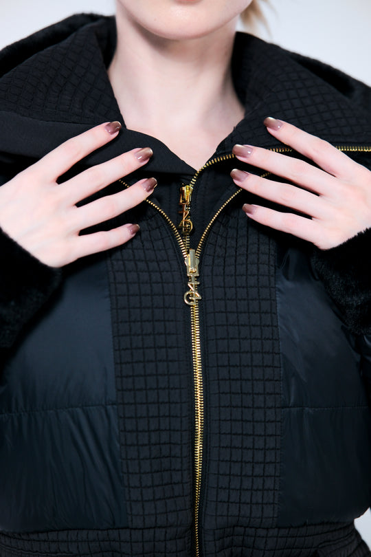 Ski Suit and Black Cropped Ski Jacket Set