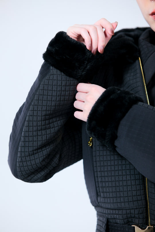 Ski Suit and Black Cropped Ski Jacket Set