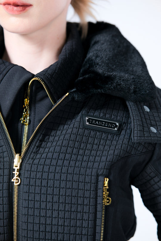 Ski Suit and Black Cropped Ski Jacket Set