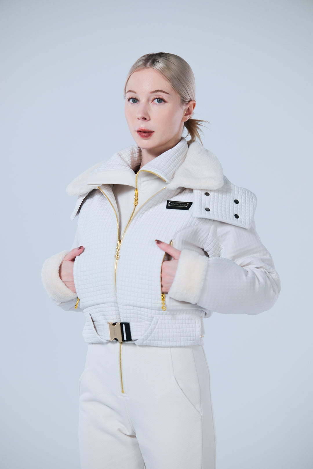Cropped Ski Jacket - Women