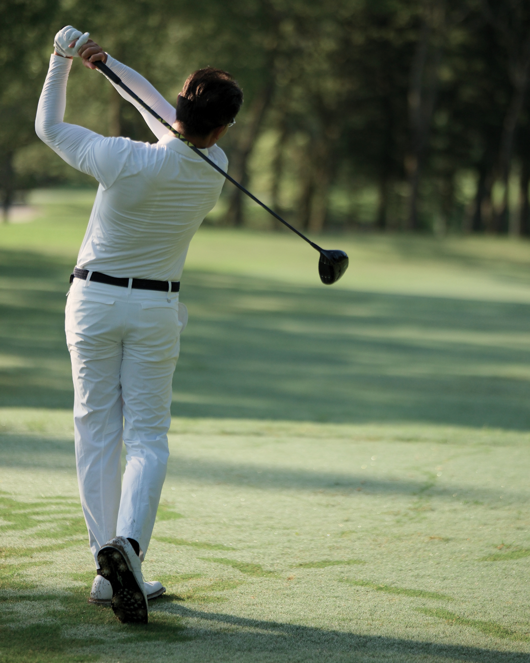 Ice Glaze Polo + Infinite Motion Trousers Set - Men - White