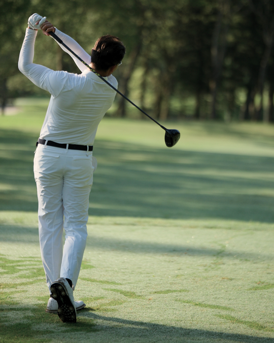 Ice Glaze Polo + Infinite Motion Trousers Set - Men - White