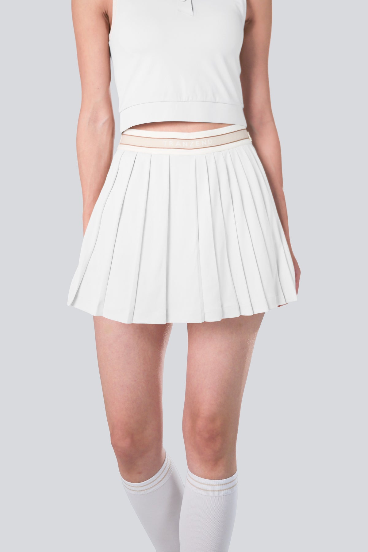 Drift Pleated Skirt - Women - White - Cover