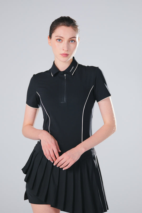 Drift Polo | Short Sleeve - Women - Beige