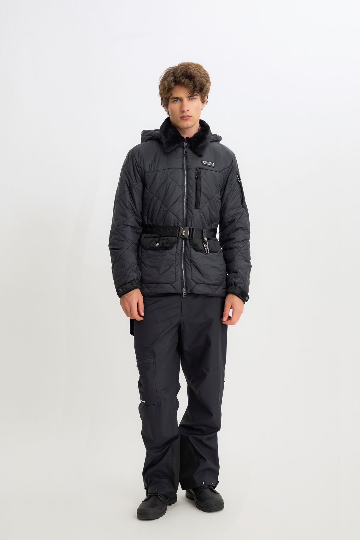 Alpine Puffer Jacket - Black - Men - Second Image