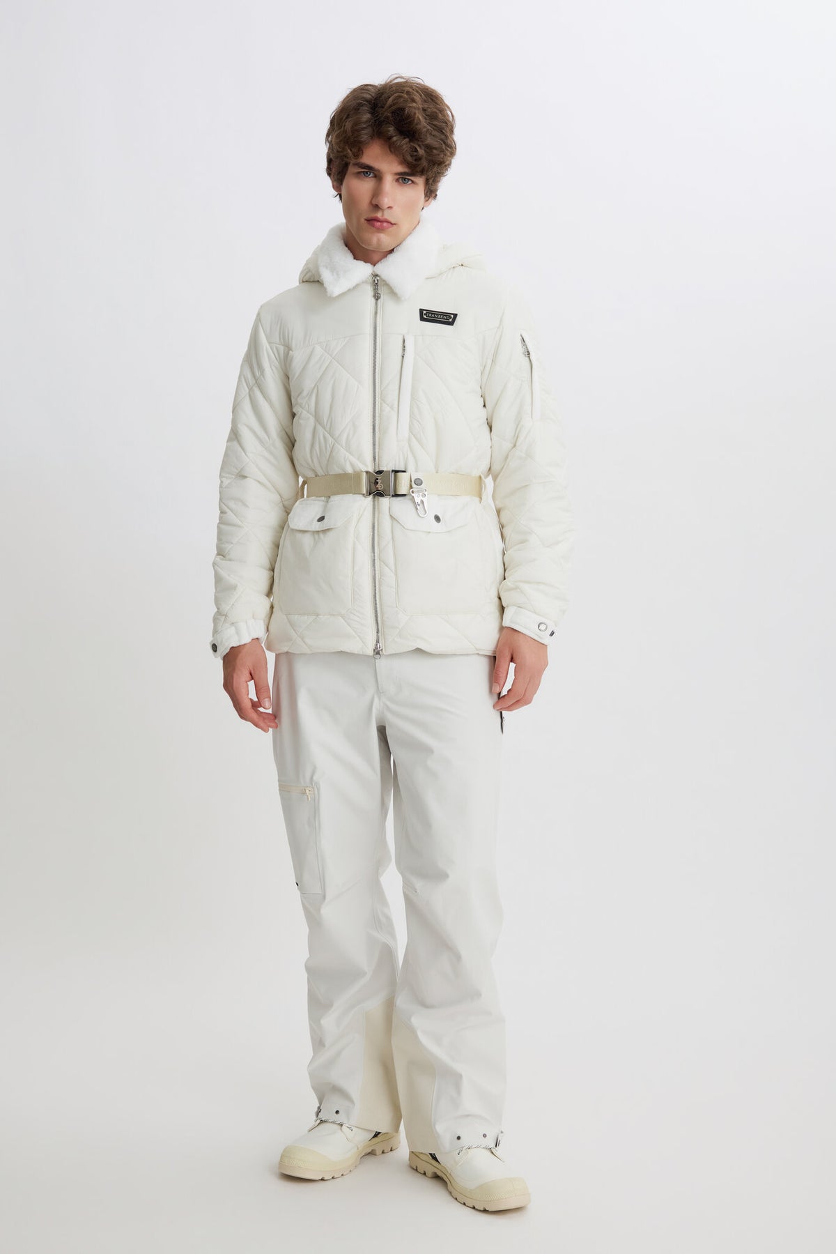 Alpine Puffer Jacket - White - Men - Image 4