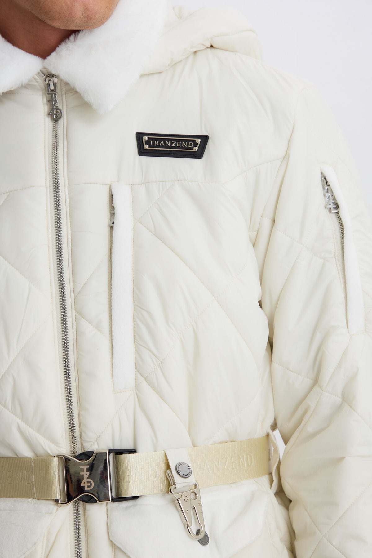 Alpine Puffer Jacket - White - Men - Image 7