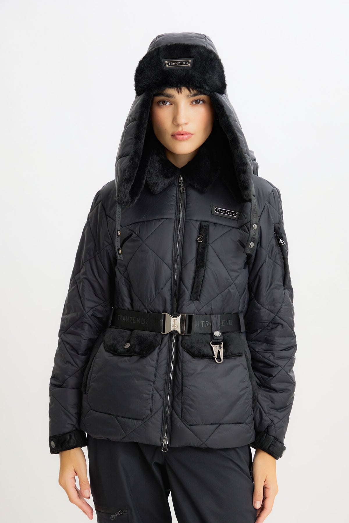 Alpine Puffer Jacket - Black - Women - Cover