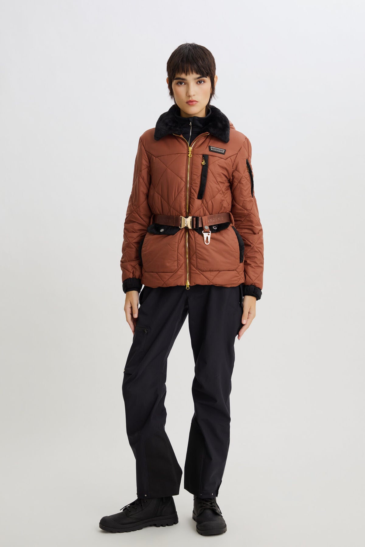 Alpine Puffer Jacket - Brown - Women - Image 4