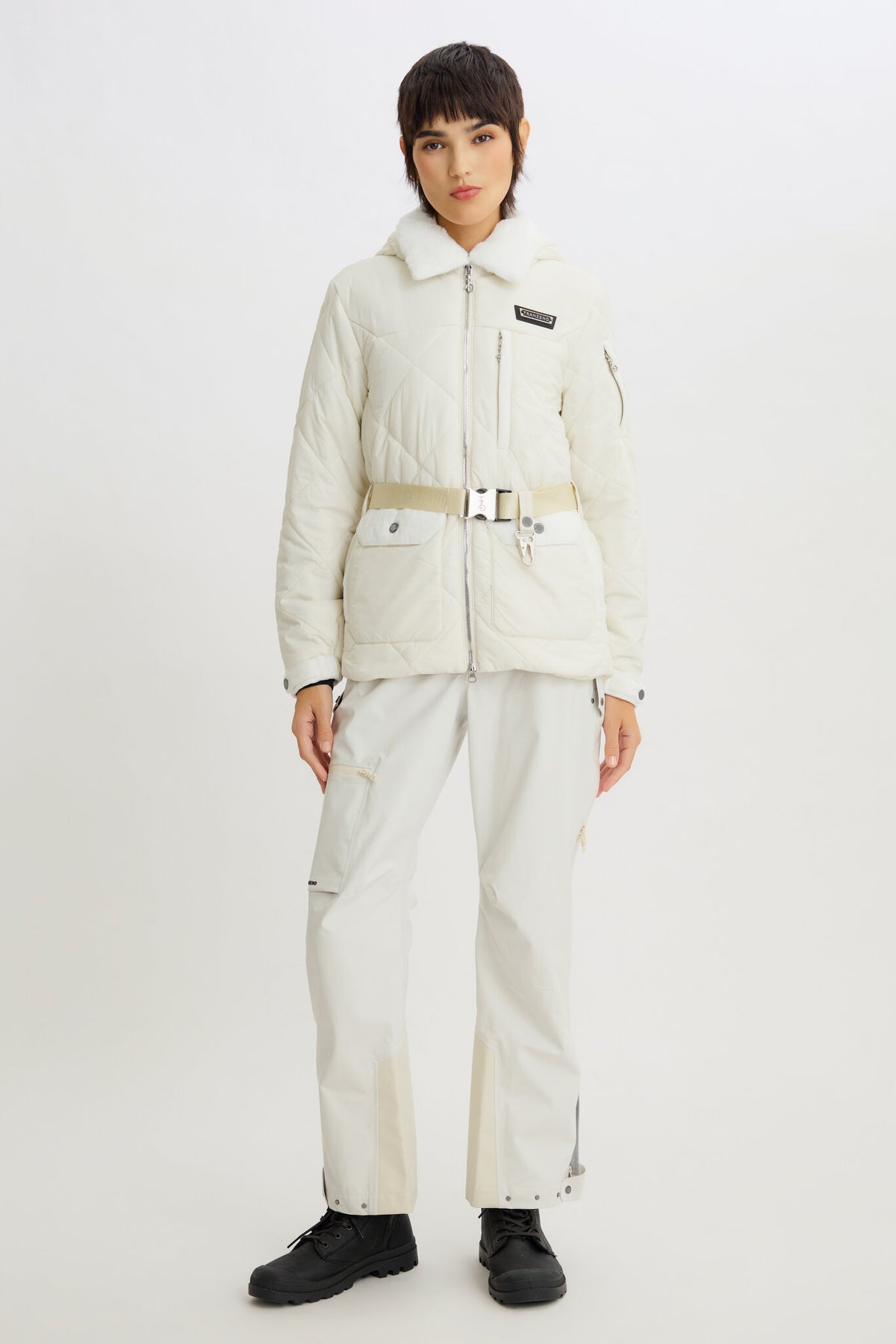 Alpine Puffer Jacket - White - Women - Image 5