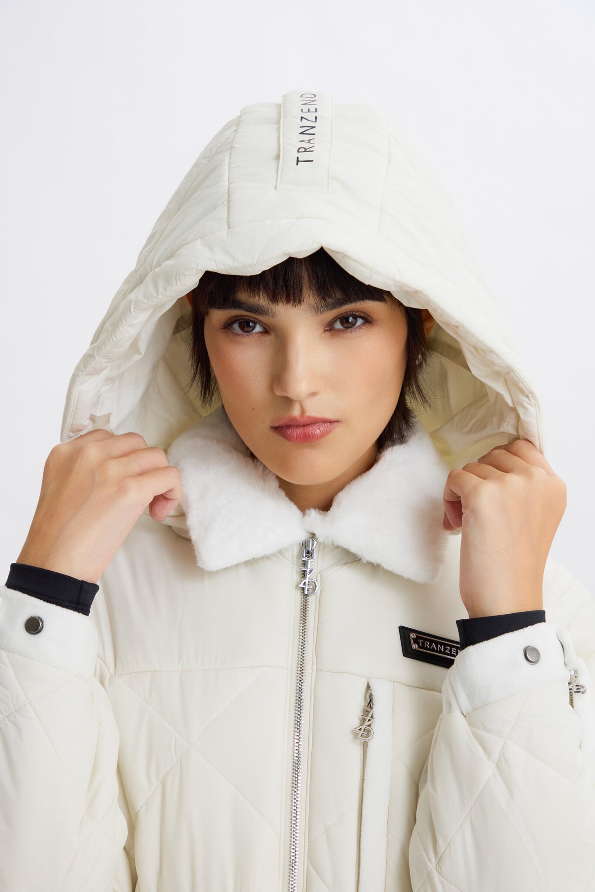 Alpine Puffer Jacket - White - Women - Second Image