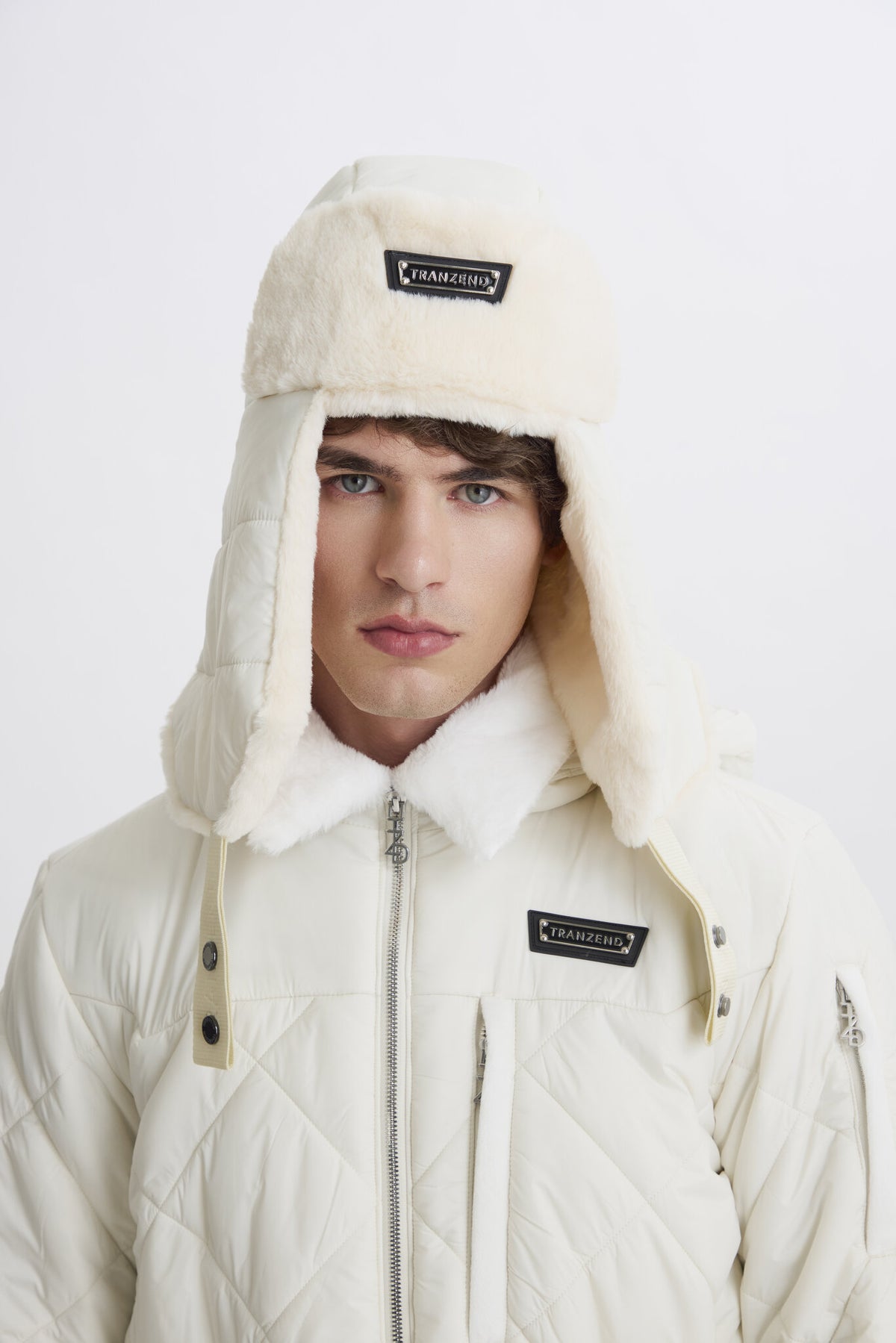Aviator Hat - White - Men - Cover
