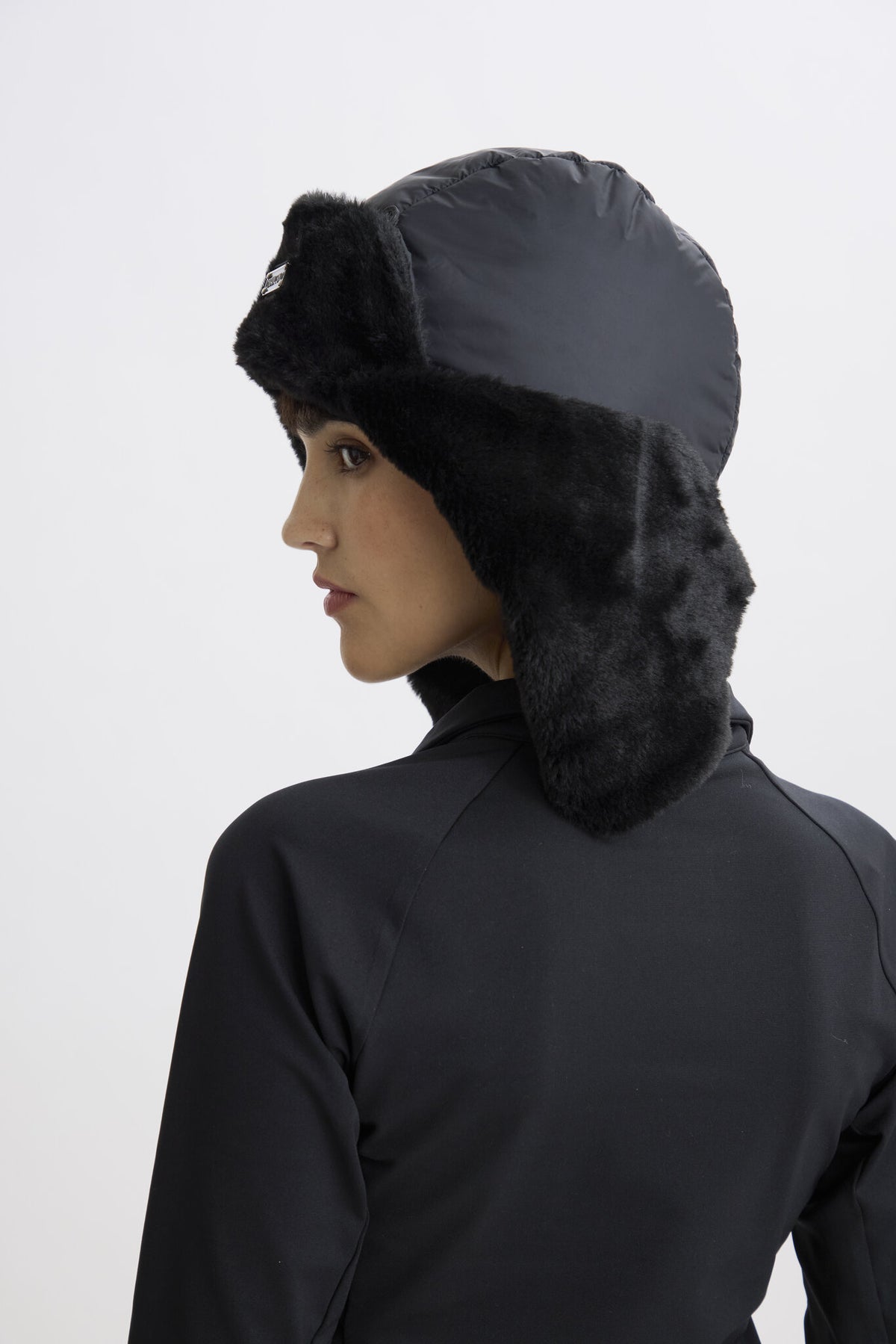 Aviator Hat - Black - Women - Image 5