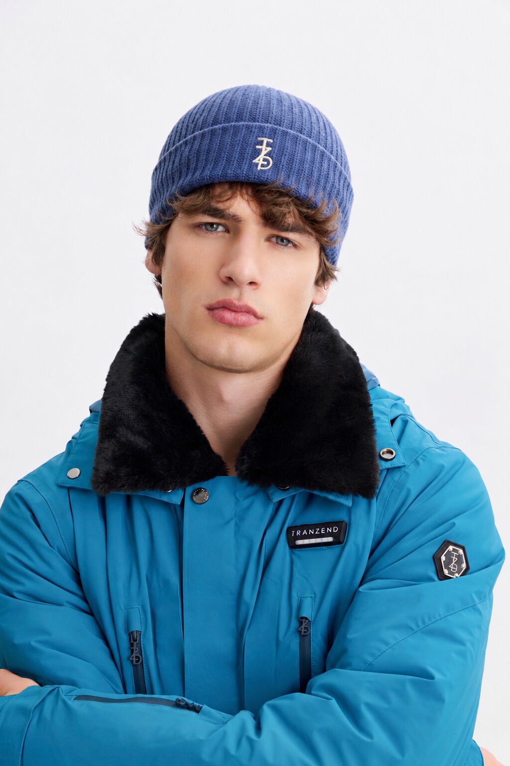 Balaclava Knitted Hat - Navy - Men - Image 4