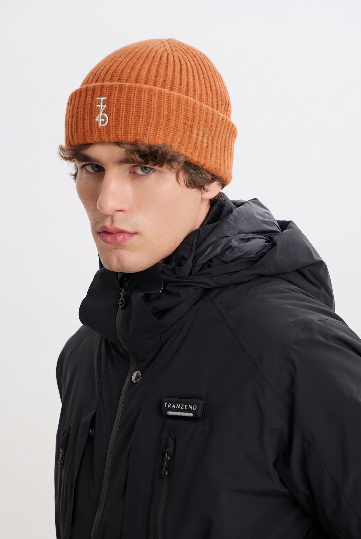 Balaclava Knitted Hat - Orange - Men - Image 4
