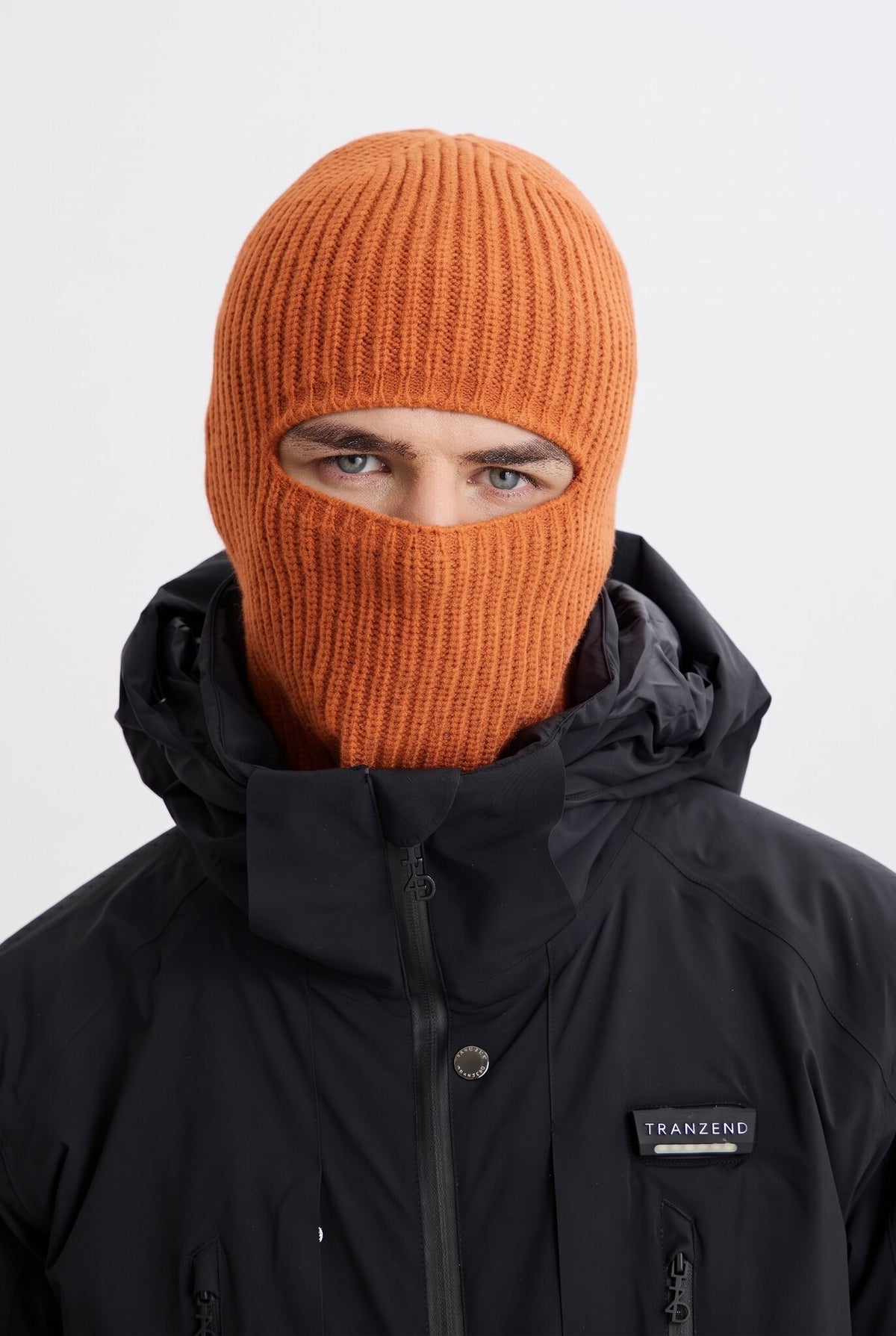 Balaclava Knitted Hat - Orange - Men - Image 5