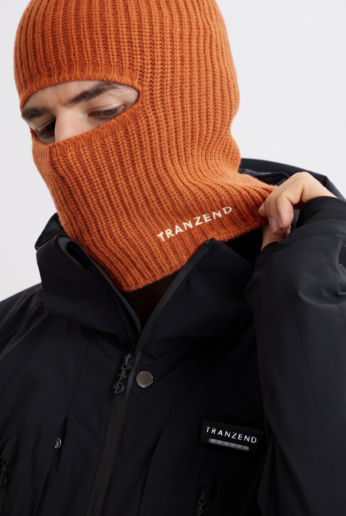 Balaclava Knitted Hat - Orange - Men - Image 6