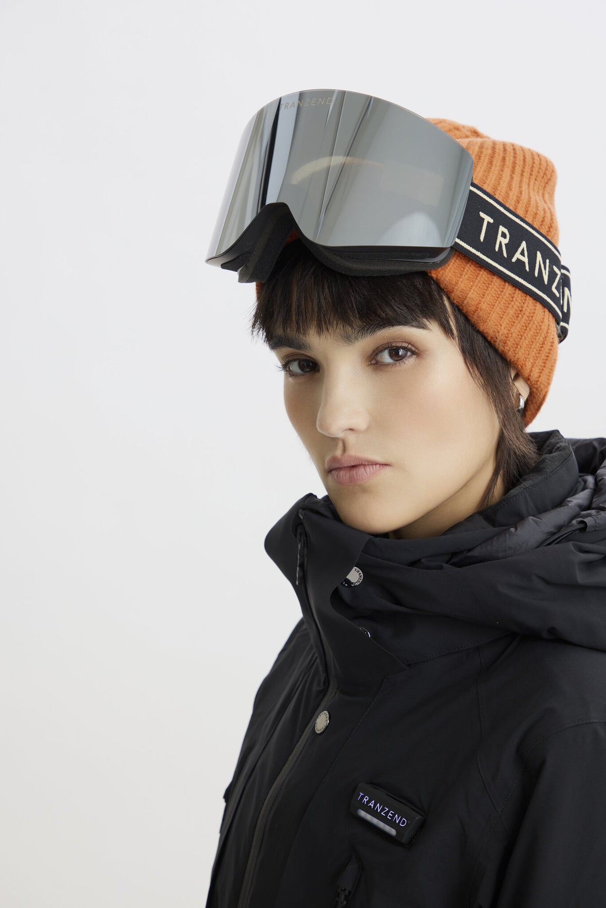 Balaclava Knitted Hat - Orange - Women - Image 5