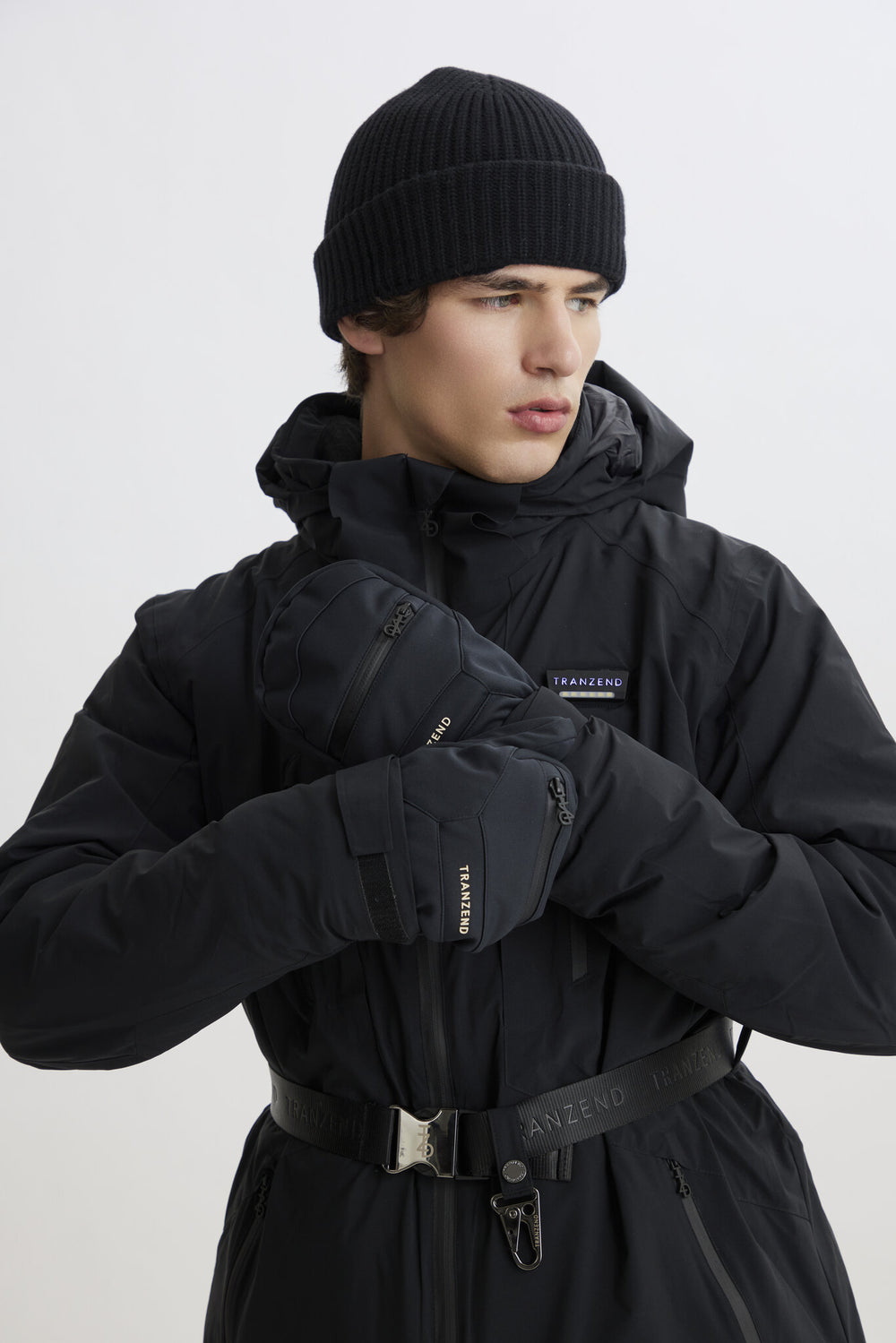 Deft Ski Gloves - Men - Black - Second Image #color_black