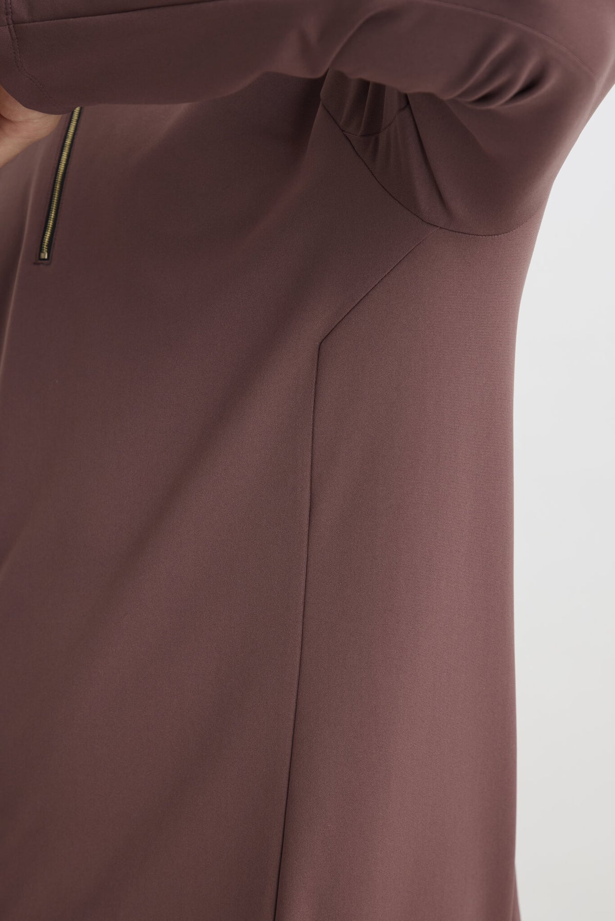 Metal Zip Baselayer - Men - Brown - Image 7